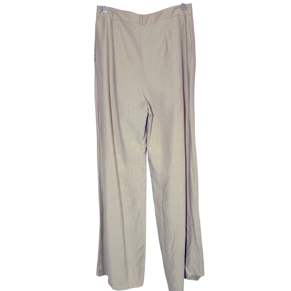 Zara Wide Leg Pants Sage Pistachio Green Size Medium NWOT *Has Flaws*